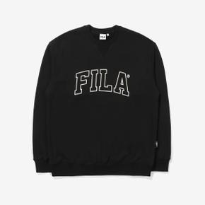 [FILA] 3D 자수로고 맨투맨 (FE2POE6303X_BLK)