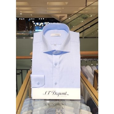 듀퐁 24SS 120수 헤링본 도비 패턴 슬림핏 긴소매 셔츠 SE4SM21LS317SBU