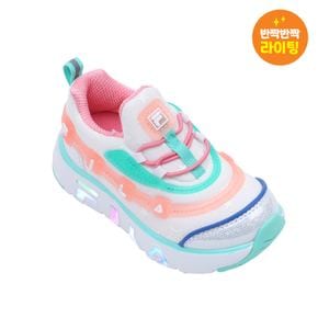 휠라 반짝반짝 빛나는 LED 스니커즈 휠라 꾸미 라이트 (150SIZE~220SIZE) FLKCC1TSGU12