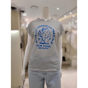 스트라이프 반팔 티셔츠 (KSZ3HK36)