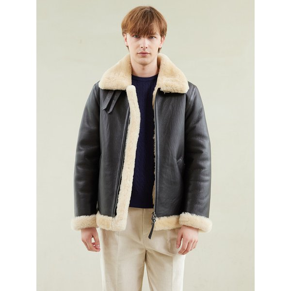 Dark Brown Shearling Jacket