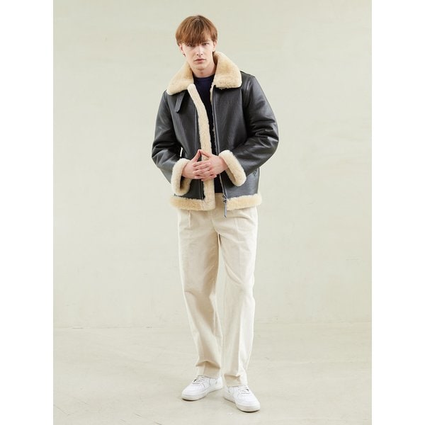 Dark Brown Shearling Jacket