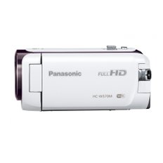 파나소닉 HD 비디오 카메라 W570M 와이프 촬영 90배 줌 화이트 HC-W570M-W