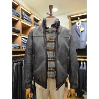 브렌우드 [여주점] 코오롱 브렌우드 남성 퍼 칼라 양가죽 다운 점퍼 BRUDW25551GYX