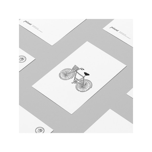 시그니처 엽서_자전거