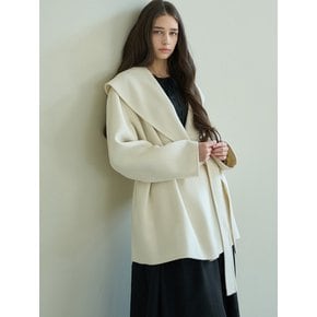 CASHMERE BELTED HANDMADE COAT(2colors)