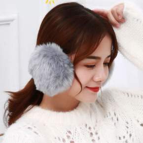 뽀송한 인조퍼 귀마개 귀 시림 방지 보온 털 귀도리 어른귀마개
