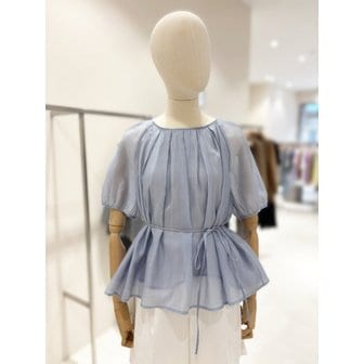 온앤온 [부산점] 어깨퍼프 셔링 블라우스 (NJW6MB508)