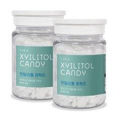  첨가물없는 100% 핀란드산 자일리톨 캔디 150g 2통 무설탕 사탕 치카캔디
