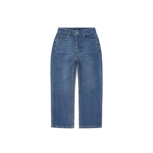 기모 세미 와이드 데님 (인디고)