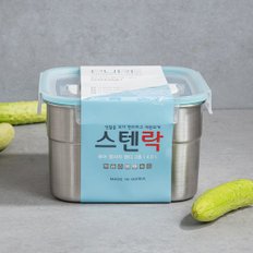 퓨어 정사각 핸디형 보관용기 4.0L