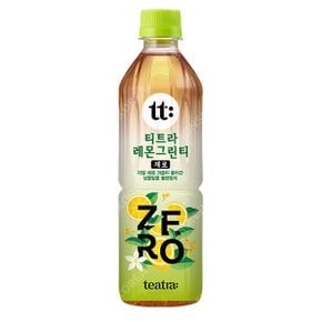 티트라 레몬그린티 제로 500ml X 24PET / 그린티 레몬과즙 블렌딩