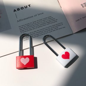 자물쇠 열쇠 하트 커플 잠금 선물 사물함 서랍 타워 파티 예쁜 장식 미니 이벤트 템