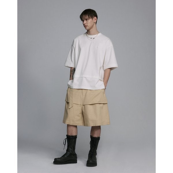 [파주점] 컬렉션 PURE REBEL 엠브로이드 티셔츠 SG3TS716WH