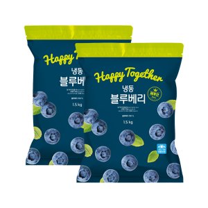 웰팜 [생활앤] 냉동 블루베리(페루산) 1.5kg x 2팩