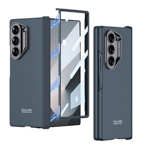 유니커블 갤럭시 z폴드6 폴더 슬림핏 마그네틱 힌지보호 메탈 카메라 전면 액정 풀커버 하드 케이스