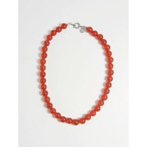 볼드 자마노 원석 목걸이 Bold Carnelian gemstone necklace