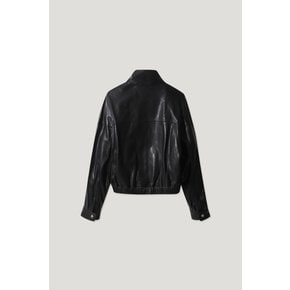 [이로] OKAN Leather Jacket IOJLS24101BKX