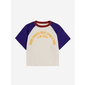 [24FW 신상품 ] 보보 서클 래글런 슬리브 티셔츠 B224AC004
