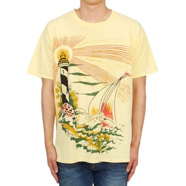 와일드동키 남성 반팔티셔츠 T LIGHTHOUSE ESW SUNFLOWER M