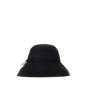 Black raffia Provence 10 hat BLACK