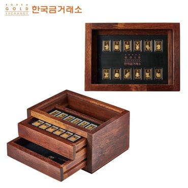 한국금거래소 순금 12지 골드바 컬렉션 45g+케이스