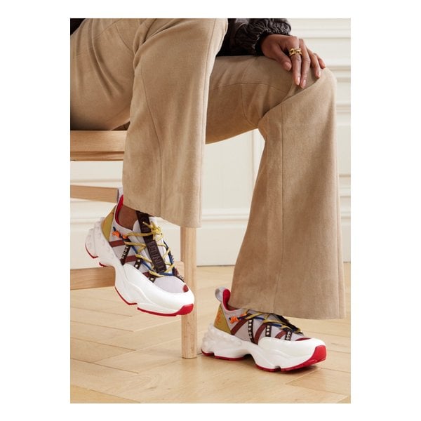 트레일런 스터드 메시 가죽 네오프렌 스니커즈 멀티컬러 1647597349317523