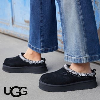 UGG 어그 타즈 통굽 슬립온 블랙 겨울 양털 신발