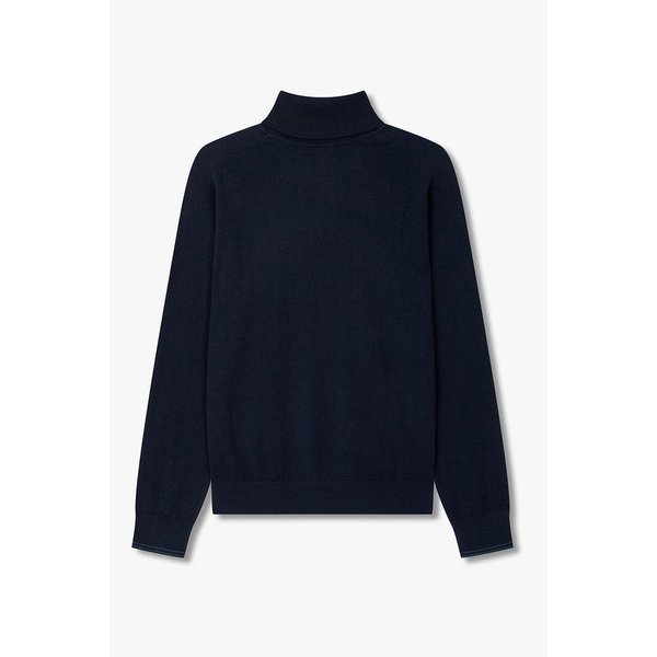 [PS PAUL SMITH] 지브라 패치 터틀넥 니트 5735328103000