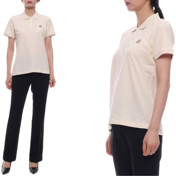 [부산점] 26SS 여성 로고 패치 폴로 반팔티셔츠 (8A00004 84720 034 26S)