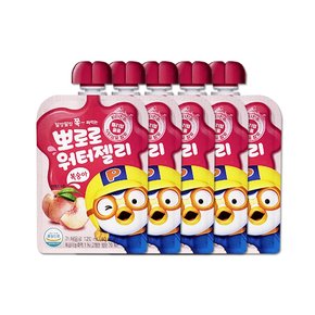 뽀로로 워터젤리 복숭아 120ml 5개