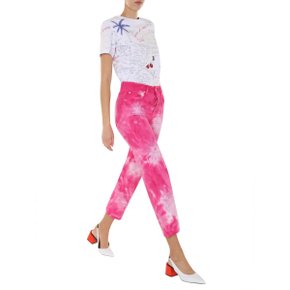 SS20 MSGM Jeans CROPPED JEANS FUCHSIA 2842MDP149T_20749314