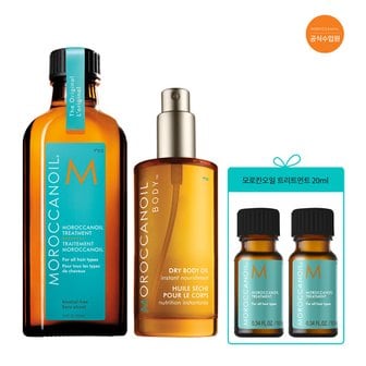 모로칸오일 [SSG선출시]트리트먼트 리페어&스타일 듀오(오일100ml(펌핑기)+헤어마스크75ml_76,000원상당)