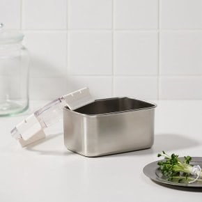 보관이 편리한 스텐 모듈러 밀폐용기 1.1L 화이트 J70N902107200