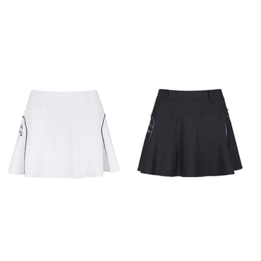 마스터바니 (421E1PC302) 25S/S 여성 배색 파이핑 플라운스 큐롯 스커트