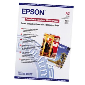 EPSON 반광택 포토용지 251g A3 20매 1P 용지 프린트