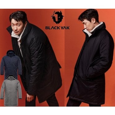 블랙야크 정상가 419,000원 초특가 역시즌 손석구 착장 코트형 구스다운  코트니스탠다운자켓