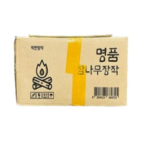 국내산 참나무 장작 숯 땔감 불쏘시개 오래타는 마른장작 캠핑 장작 10kg 1box