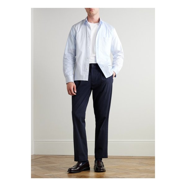 미스터 피 스트라이프 코튼 셔츠 46376663162904219