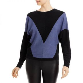 4463016 T Tahari Womens Knit Colorblock Pullover Sweater