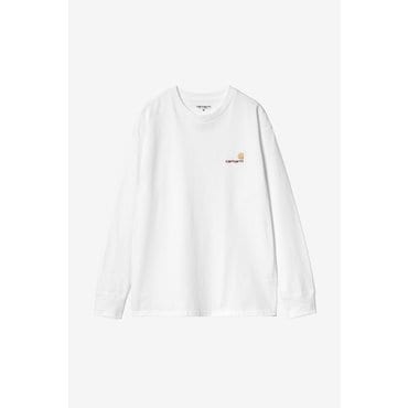 칼하트 WIP L/S AMERICAN SCRIPT T-SHIRT