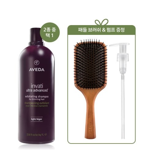 [정품증정][단독] 인바티 (리치 OR 라이트) 리터 샴푸 (+패들 브러쉬&펌프)_모발볼륨케어