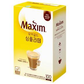 맥심 모카골드 심플라떼 커피믹스 100T