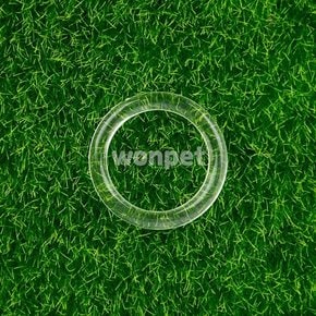 앵무새 훈련용 고리 6p 투명링 장난감 지능발달 두뇌자극