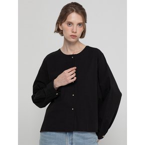 Roundneck blouse _ Black