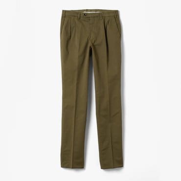 샌프란시스코마켓 GERMANO 제르마노 SLIM FIT 2PLEATS PANTS OLIVE GEE1M30000A94
