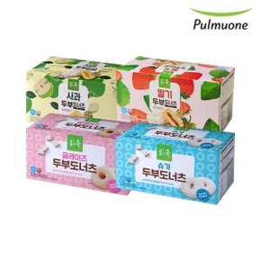 사과두부도너츠미니+딸기두부도너츠미니+글레이즈두부도너츠+슈가두부도너츠(각 1개)