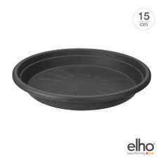 [엘호 elho] 유니버셜 소서 라운드 플라스틱 화분받침대(15cm)