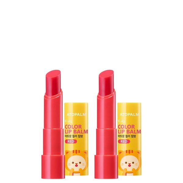 키즈 컬러 립밤 레드 3.3gx2개