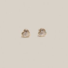 [BEST] 14K PETITE HEART PIERCING  WHITE (2204110500025)